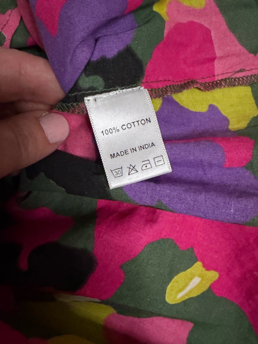 Jude Connally Multicolor Metallic Camouflage Top Size Oversized XS - Picture 6 of 10
